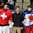 GRAND FORKS, NORTH DAKOTA - APRIL 16: Switzerland's Matteo Ritz #30 and Russia's Yaroslav Alexeyev #12 receives Player of the Game awards during preliminary round action at the 2016 IIHF Ice Hockey U18 World Championship. (Photo by Matt Zambonin/HHOF-IIHF Images)


